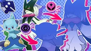Drawing Randomized Pokemon Type Swaps! Yippee!!!