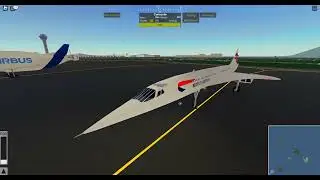 (Roblox Pilot Training Flight Simulator) I Fly the Concorde