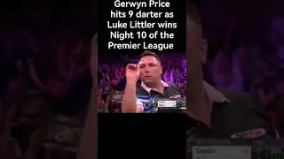 Gerwyn Price 9 darter as Luke Littler wins Night 10 #darts #premierleague #lukelittler #gerwynprice