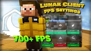 BEST Lunar Client SETTINGS For Hypixel FPS