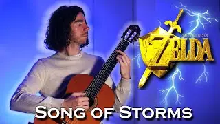 SONG OF STORMS ⛈️ (Zelda Ocarina of Time) || Soranda Guitar