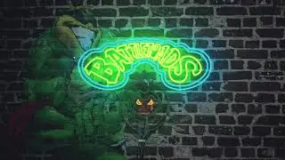 Battletoads and Battlemaniacs(Neon Audio Visualizer) [Photoshop+After Effect]  (OST bonus stage)