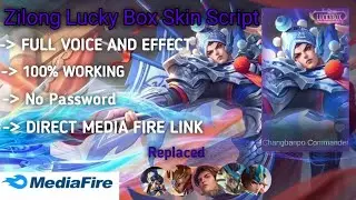 zilong changmangpo commander skin script |  100% Working | Full Voice and Animation | No Web visit |