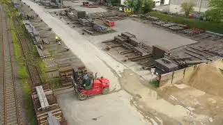 KALMAR-Schwerstapler bei  DIRO Stahl in Remscheid
