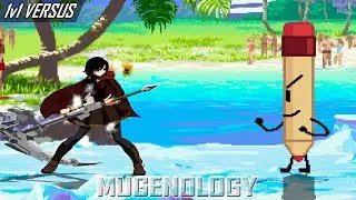Ruby Rose (WoF) vs Pencil [NovaMagnolia] - MUGEN