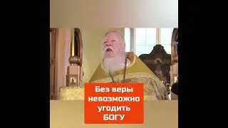Без ВЕРЫ НЕВОЗМОЖНО угодить БОГУ - протоиерей Димитрий Смирнов