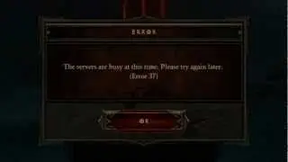 Diablo III. Midnight fail - Error 37.