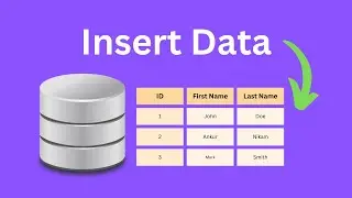 Add Data Rows to Database Table | SQL Insert Statement