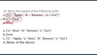 python MCQS ||  kvs computer pgt preparation || kvs previous year questions || joa 965