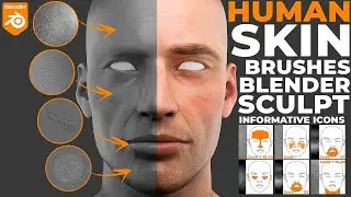 Human Skin Sculpting Blender