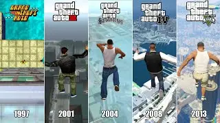 Falling From the Highest Points in All GTA Games (1997-2025)