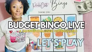 1ST ONE! BUDGET BINGO BLISS LIVE | Savings for beginners | August #1