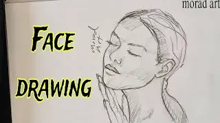 Face drawing tutorial (tutorial) Sketch drawing