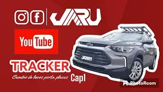 tracker cambio de luces de portaplacas (led)