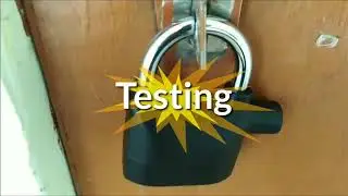 Home smart alarm lock for safty review and unboxing in hindi