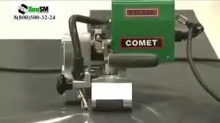 Сварка геомембраны / Welding geomembrane