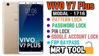 VIVO V7 PLUS/V7 PATTERN, PASSWORD,PIN UNLOCK || VIVO V7 PLUS FRP BAYPASS || UNLOCKING NEW TRICK