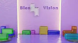Softbody Tetris Simulation S4 - Blender