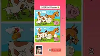 find out all the differences in animal picture 😅 #trending #animal #viral #shorts