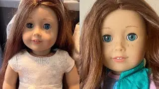 Fixing up American girl Saige!