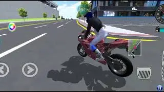 Super Bike Train Station Fuel Refuel In Front Of Super Train - 3D Driving Class Simulation