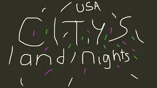 Usa city’s and night