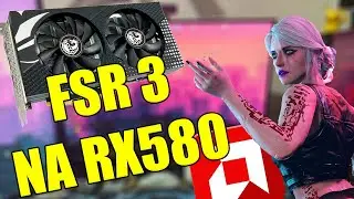 Esse MOD FEZ MILAGRE na RX580!!! Testando o FSR3 + FRAME GENERATION