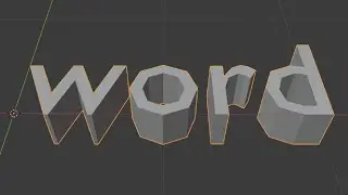 How to make 3D text in Blender (for Unity, Unreal, Godot, etc)
