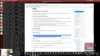 Fastest way to install Python with SciPy Numpy Pandas Matplotlib in Ubuntu Linux