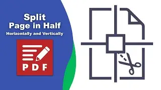 How to split a pdf page horizontally and vertically in PDF XChange Editor