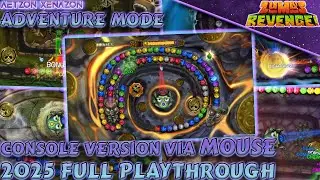 Adventure Mode via MOUSE | 28.6M Points | Zuma's Revenge! Console Version | 2025 Full Playthrough
