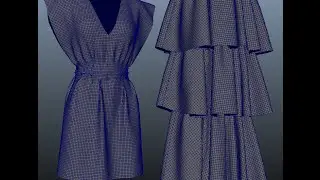 Test: Reordering Marvelous Designer topology using Maya