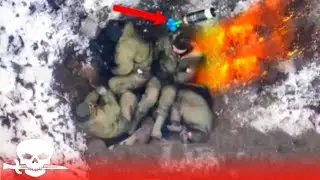 Terrifying!! Ukrainian FPV drones drop 22 grenades to destroy 190 Russian troops
