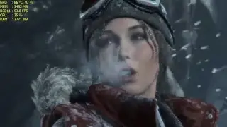 Rise of the Tomb Raider Ultra Settings  Gameplay GTX 970 1080p SMAA Maxed Out FRAME-RATE TEST