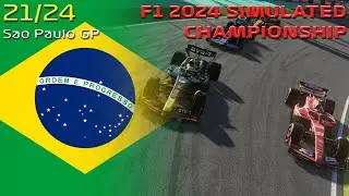 So I Simulated the 2024 F1 Sao Paulo Grand Prix... (F1 24 Gameplay)