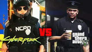 GTA 5 Cops vs Cyberpunk 2077 Cops