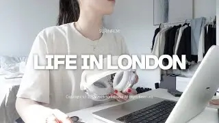 eng) vlog. 런던 유학생의 자취 브이로그. 손목 아픈데 계속 일하는 일상. 납작복숭아 때문에 요거트 중독됨. 학교갈 때 입는 데일리룩. 아이유 콘서트 / 수린 suzlnne