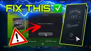 GT7: Event Not Available Error Fixed