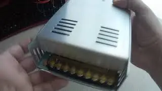 Распаковка и тест-проверка БП-36 вольт для фрезерного станка с чпу.  Aliexpress.