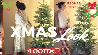 XMAS LOOKBOOK 4 OOTDs Fab4tyStyle🎄Favoriten Weihnachtsoutfits 🎄