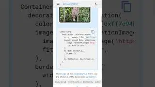 Decoration class in flutter 