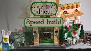 Lego Icons Café Fleur Speedbuild Stop Motion 