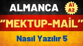 Almanca A1-A2 Mektup - Mail Nasıl Yazılır - 5 #almancaogreniyorum #almanya #deutscha1