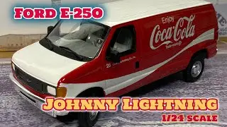 Johnny Lightning Ford E-250 Cargo Van 1:24  Diecast model car  | H.M.C.C
