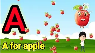 🎵 Learn ABC Alphabet A to Z for Kids | A for Apple, B for Boy | 