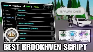 Brookhaven Script Sander Hub Unlock Premium All Gamepass | ROBLOX SCRIPT