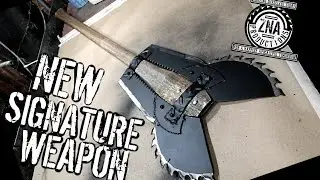 How to Make: The Vulture (Double Bladed Saw Blade Battleaxe)