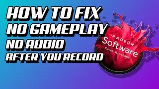 How to fix your recorded video on Radeon Relive Software ( NO GAMEPLAY/AUDIO)
