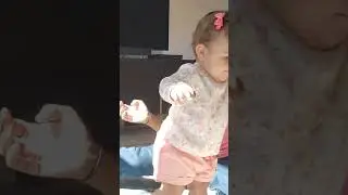 MY BABY IS WALKING!!! #shorts