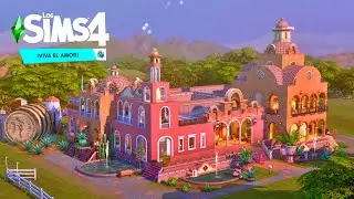 HACIENDA TEQUILITA ❣️💋 CC |  THE SIMS 4 #lovestruck  💘 | Speed Build | 💋 BY RUSTICSIMS